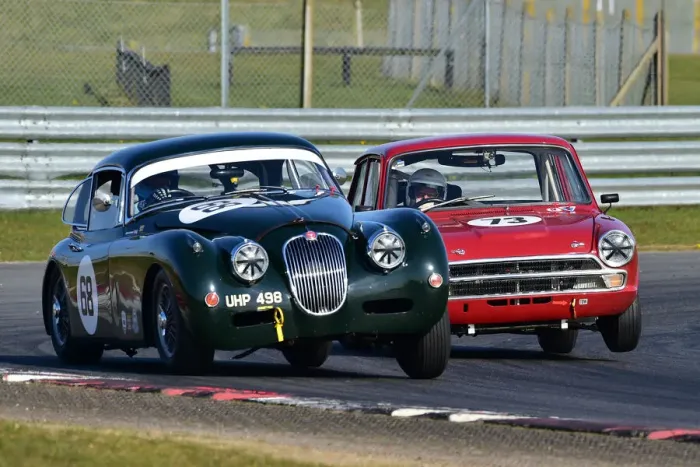 Framed Print : CM30 7786 Marc Gordon, Jaguar XK150, Robyn Slater, Ford Lotus Cortina Framed Print : CM30 7786 Marc Gordon, Jaguar XK150, Robyn Slater, Ford Lotus Cortina