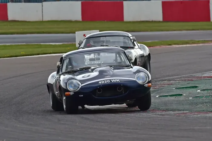 Framed Print : CM30 8594 John Clark, Miles Griffiths, Jaguar E-Type Framed Print : CM30 8594 John Clark, Miles Griffiths, Jaguar E-Type