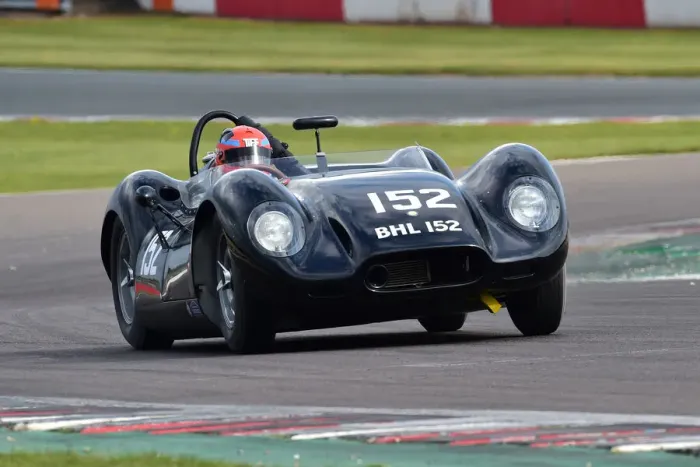 Framed Print : CM30 9068 John Spiers, Tiff Needell, Lister Jaguar Knobbly Framed Print : CM30 9068 John Spiers, Tiff Needell, Lister Jaguar Knobbly