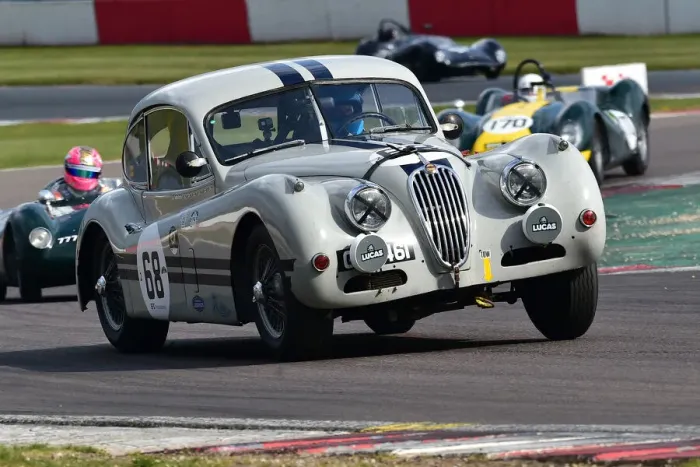 Framed Print : CM30 9080 Marc Gordon, Read Gomm, Jaguar XK140