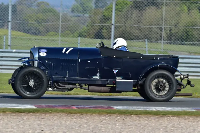 Framed Print : CM30 9674 Jock MacKinnon, Bentley 3 litre