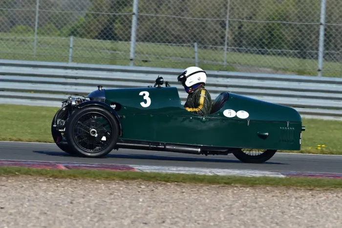 Framed Print : CM30 9691 Simon Edwards, Morgan Super Aero