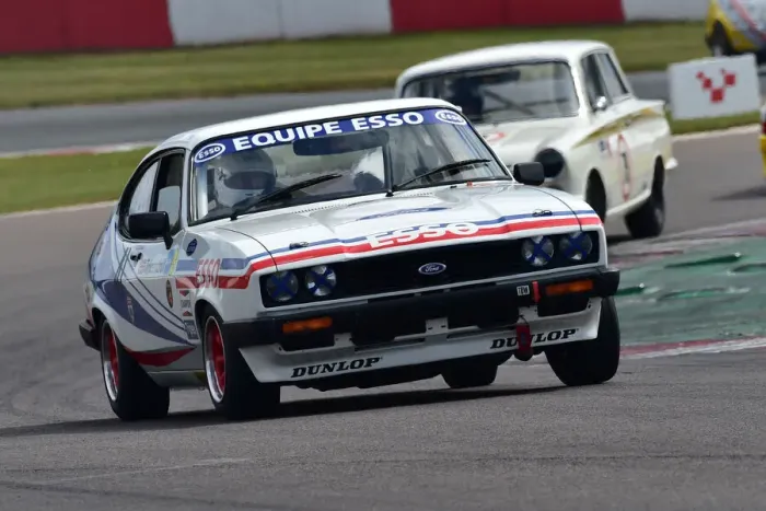 Framed Print : CM31 0639 George Pochciol, James Hanson, Ford Capri Framed Print : CM31 0639 George Pochciol, James Hanson, Ford Capri