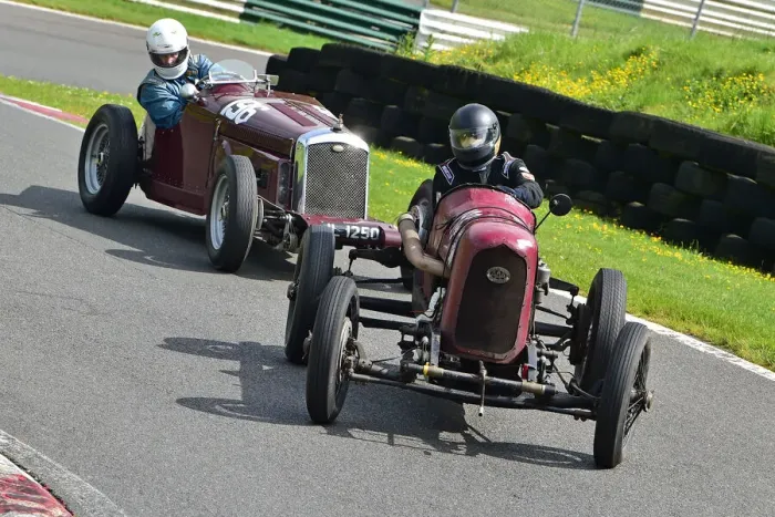 Framed Print : CM31 2391 Ollie Leston, Lovell Elkhart Sprint Racer, Rodney Seber, Wolseley Hornet Special