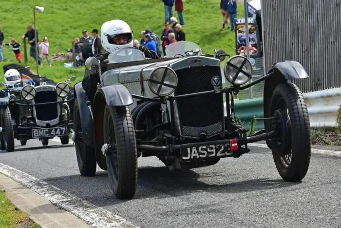 Framed Print : CM31 2530 Paul Weston, Frazer Nash TT replica Framed Print : CM31 2530 Paul Weston, Frazer Nash TT replica
