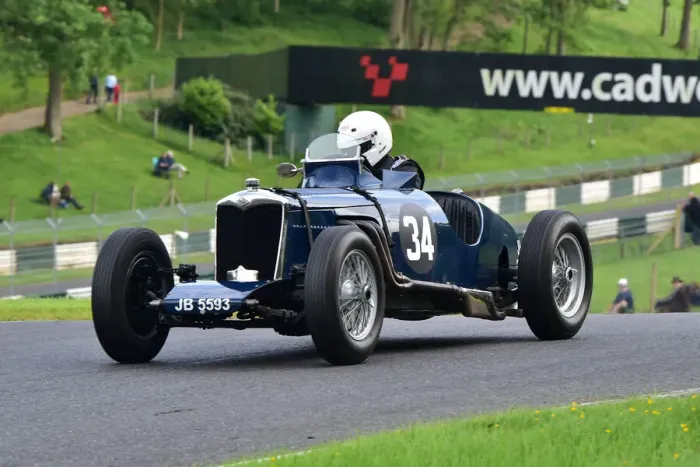 Framed Print : CM31 3008 Mike James, Riley 12:4 TT Sprite replica