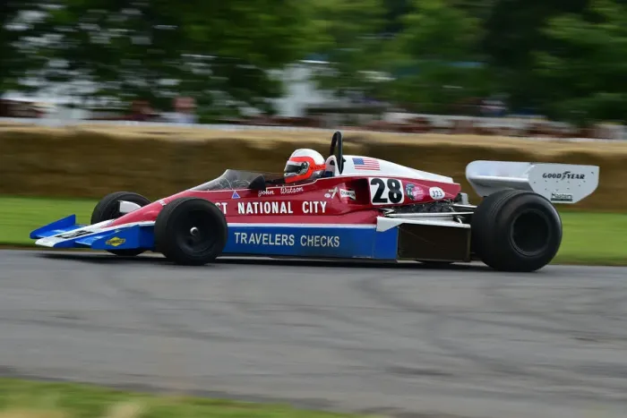 Rights Managed : CM31 4212 John Watson, Penske-Ford PC4 Rights Managed : CM31 4212 John Watson, Penske-Ford PC4