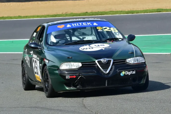 Framed Print : CM31 7295 Steve O Brien, Alfa Romeo 156