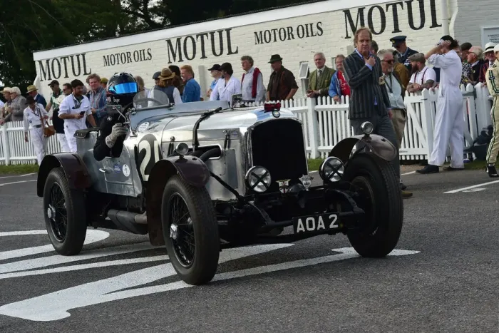 Rights Managed : CM31 8619 Gregor Fisken, Christoff Cowens, Vauxhall 30-98 Brooklands special