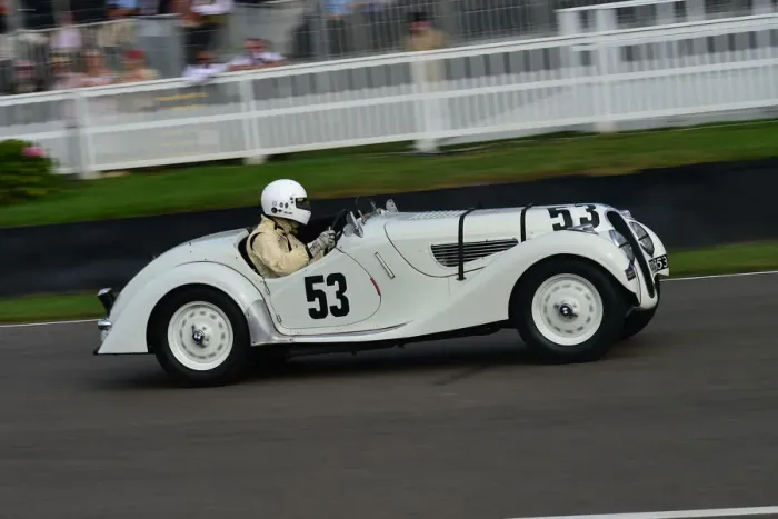 Rights Managed : CM31 8636 John Ure, Alastair Pugh, BMW 328 Frazer Nash Rights Managed : CM31 8636 John Ure, Alastair Pugh, BMW 328 Frazer Nash