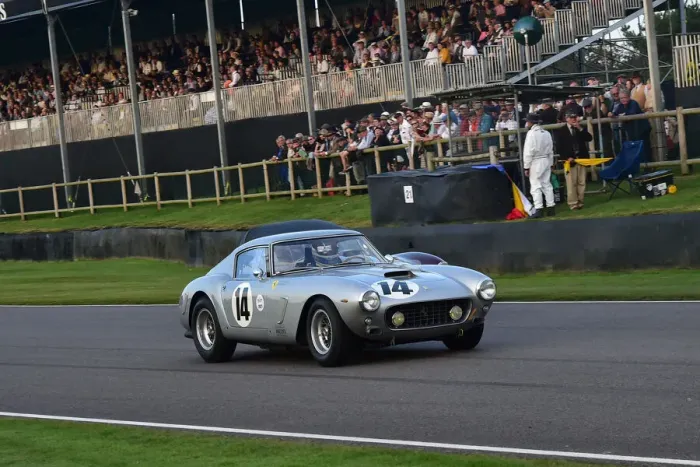 Rights Managed : CM31 9346 Jochen Mass, John Hugenholtz, Ferrari 250 GT SWB: C Rights Managed : CM31 9346 Jochen Mass, John Hugenholtz, Ferrari 250 GT SWB: C