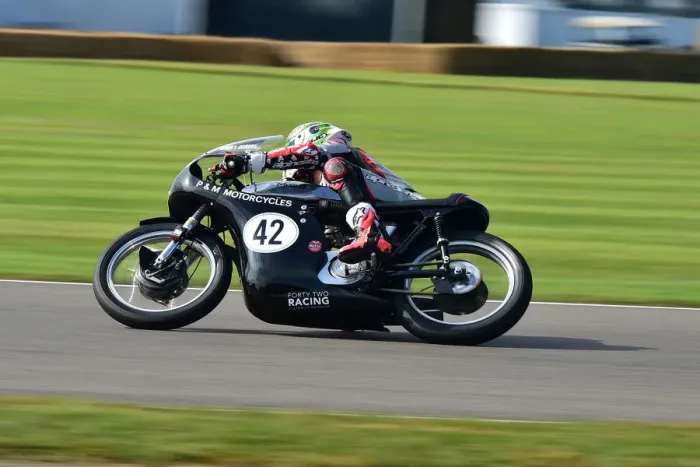 Rights Managed : CM31 9827 Tommy Bridewell, Andy Hornby, Norton Manx 30M Rights Managed : CM31 9827 Tommy Bridewell, Andy Hornby, Norton Manx 30M