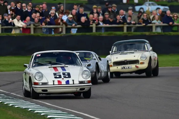 Rights Managed : CM32 1638 Shaun Lynn, Porsche 911, Nick Maton, MG B Rights Managed : CM32 1638 Shaun Lynn, Porsche 911, Nick Maton, MG B