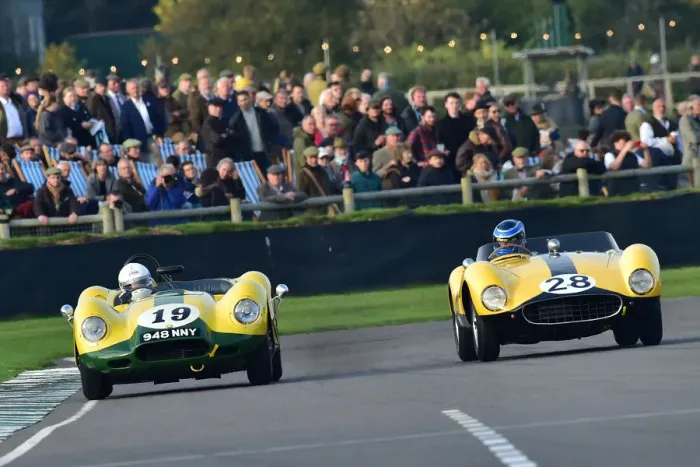 Rights Managed : CM32 1896 Scott Redding, Ferrari 500 TRC, Christopher Lunn, Lister-Jaguar Knobbly Rights Managed : CM32 1896 Scott Redding, Ferrari 500 TRC, Christopher Lunn, Lister-Jaguar Knobbly