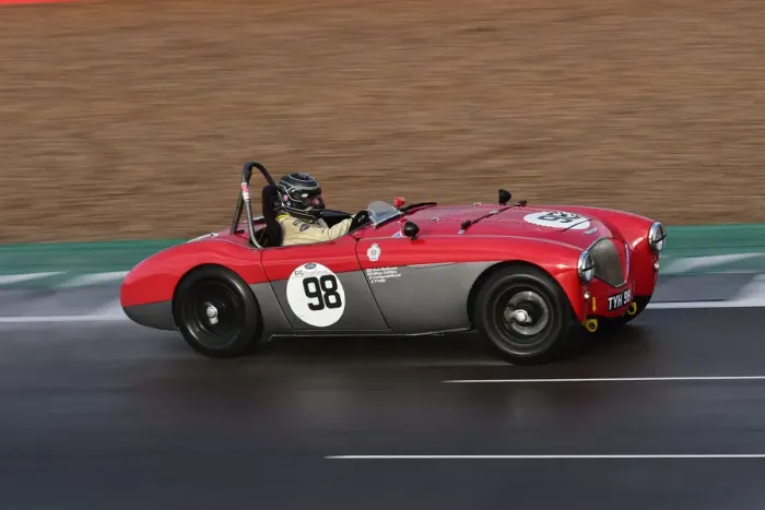 Framed Print : CM32 2254 Nick Matthews, Austin Healey 100-4 Framed Print : CM32 2254 Nick Matthews, Austin Healey 100-4