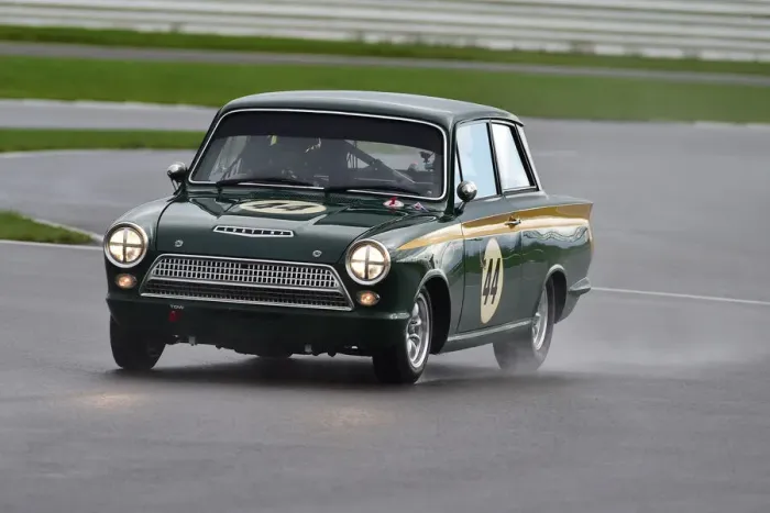 Framed Print : CM32 2433 David Dickenson, Lotus Ford Cortina Framed Print : CM32 2433 David Dickenson, Lotus Ford Cortina