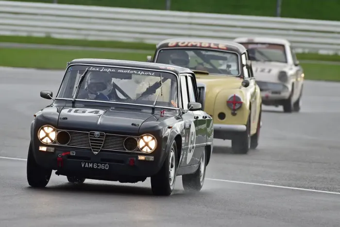 Framed Print : CM32 2466 James Gibbons, Alex Jupe, Alfa Romeo Giulia Ti