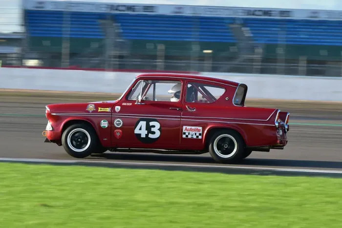 Framed Print : CM32 2664 Eric Walker, Ford Anglia Framed Print : CM32 2664 Eric Walker, Ford Anglia