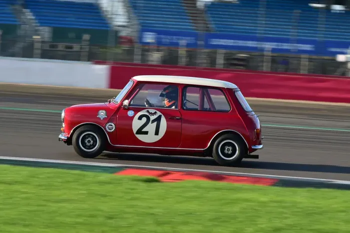 Framed Print : CM32 2668 Maria Costello, Richard Colburn, Morris Mini Cooper S Framed Print : CM32 2668 Maria Costello, Richard Colburn, Morris Mini Cooper S