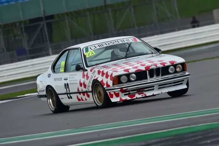Framed Print : CM32 3355 Tristan Judge, BMW 635 CSI, Batmobile