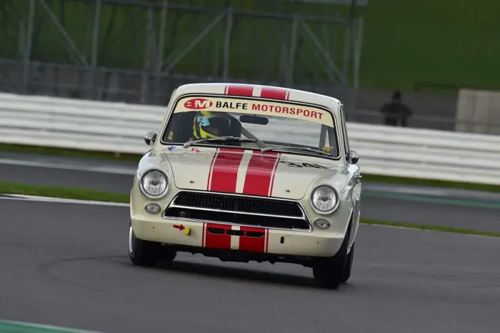 Framed Print : CM32 3369 Shaun Balfe, Tom Ashton, Lotus Ford Cortina