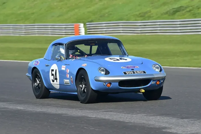Framed Print : CM32 5431 Graham Ridgway, Jennifer Ridgway, Lotus Elan GTS