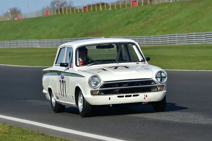 Framed Print : CM32 5432 Allan Ross-Jones, Ford Lotus Cortina