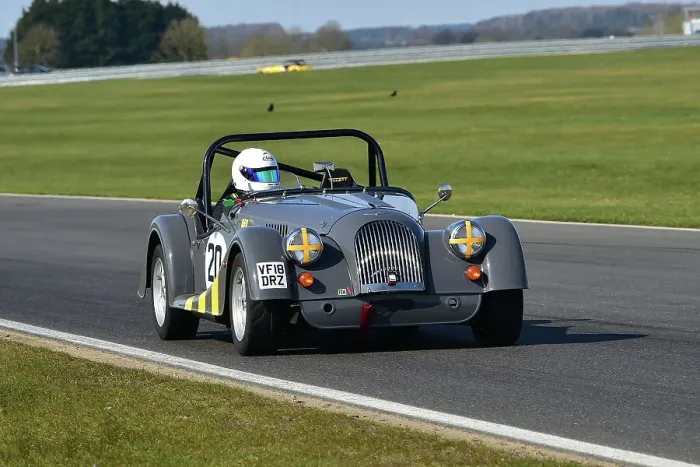 Framed Print : CM32 5517 Tony Kilby, Morgan Plus 4 Club Sport Framed Print : CM32 5517 Tony Kilby, Morgan Plus 4 Club Sport