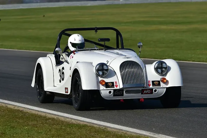 Framed Print : CM32 5519 Tom Richards, Morgan Plus 4 Clubsport Framed Print : CM32 5519 Tom Richards, Morgan Plus 4 Clubsport