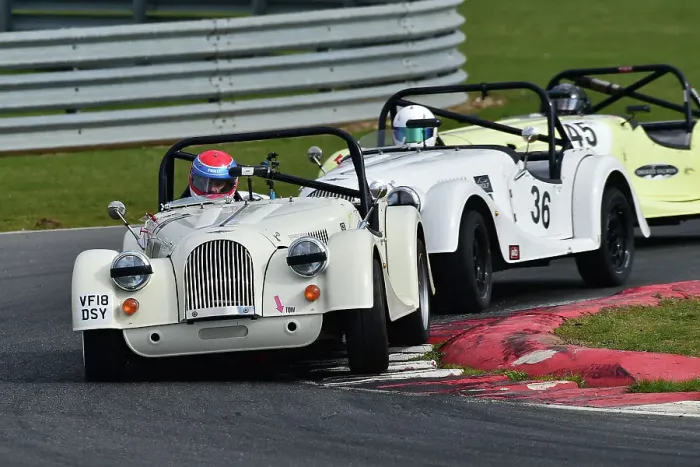 Framed Print : CM32 5986 Oliver Pratt, Morgan Plus 4 Clubsport, Tom Richards, Morgan Plus 4 Clubsport