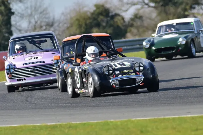 Framed Print : CM32 6075 Ian Burgin, Austin Healey Sprite Mk1