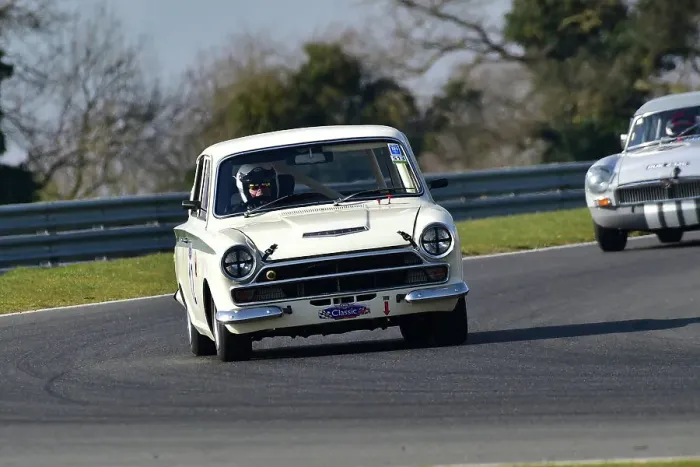 Framed Print : CM32 6086 Karl Foster, Ford Lotus Cortina Framed Print : CM32 6086 Karl Foster, Ford Lotus Cortina