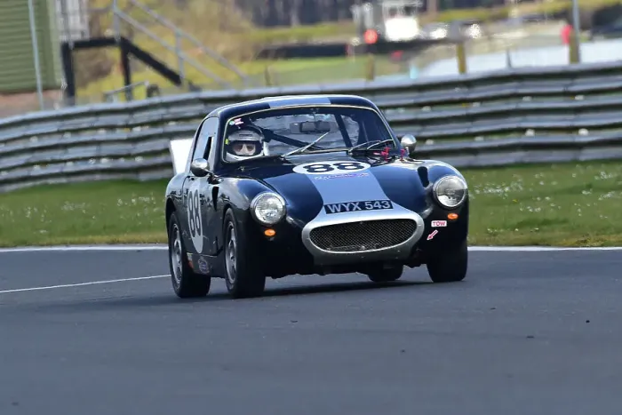 Framed Print : CM32 6110 Simon Page, Austin Healey Sebring Sprite