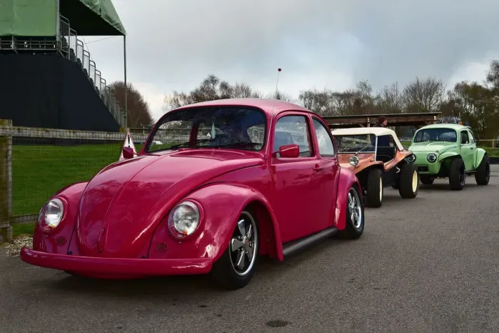 Rights Managed : CM32 6300 A trio of VW Beetle vehicles Rights Managed : CM32 6300 A trio of VW Beetle vehicles