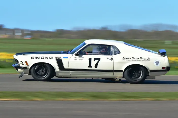Rights Managed : CM32 6387 Andy Priaulx, Fred Shepherd, Ford Mustang Boss 302 Rights Managed : CM32 6387 Andy Priaulx, Fred Shepherd, Ford Mustang Boss 302