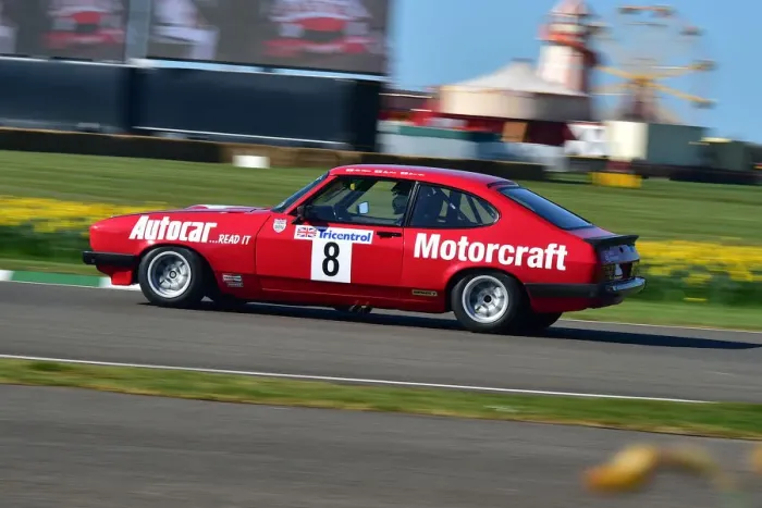 Rights Managed : CM32 6428 Mike Whitaker, Guy Smith, Ford Capri III 3 litre S Rights Managed : CM32 6428 Mike Whitaker, Guy Smith, Ford Capri III 3 litre S