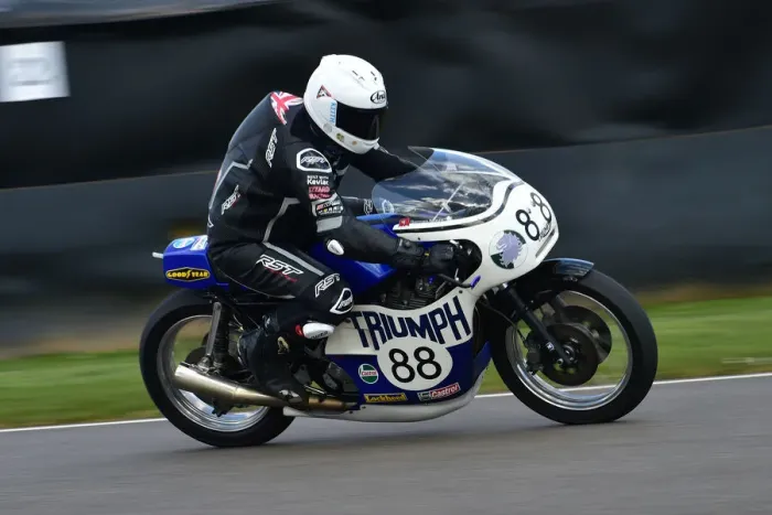 Rights Managed : CM32 7172 Derran Slous, Rob North Triumph T150 Rights Managed : CM32 7172 Derran Slous, Rob North Triumph T150