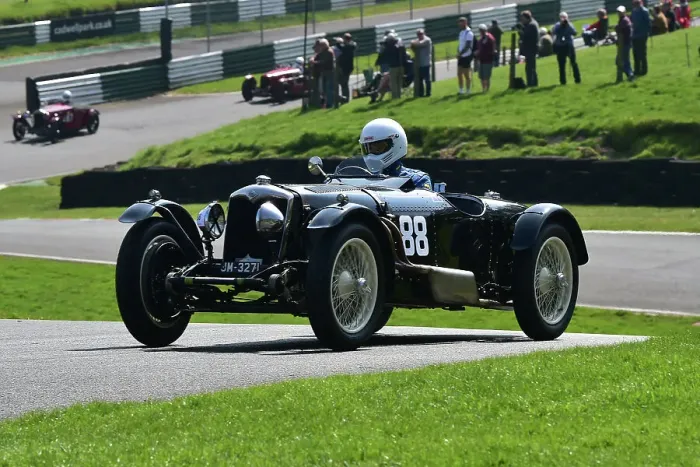 Framed Print : CM32 9230 Adam Moody, Riley TT Sprite
