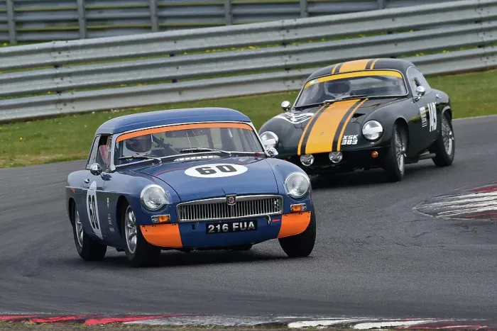 Framed Print : CM33 0716 Chris Thompson, MG B, Robert Ingram, Lotus Elite S2 Framed Print : CM33 0716 Chris Thompson, MG B, Robert Ingram, Lotus Elite S2