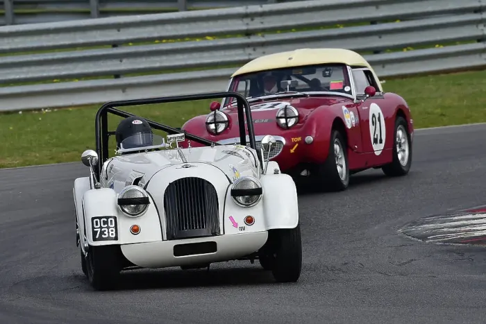 Framed Print : CM33 0721 Alan House, Morgan Plus 4, Peter Chappell, Austin Healey Sprite Mk1 Framed Print : CM33 0721 Alan House, Morgan Plus 4, Peter Chappell, Austin Healey Sprite Mk1