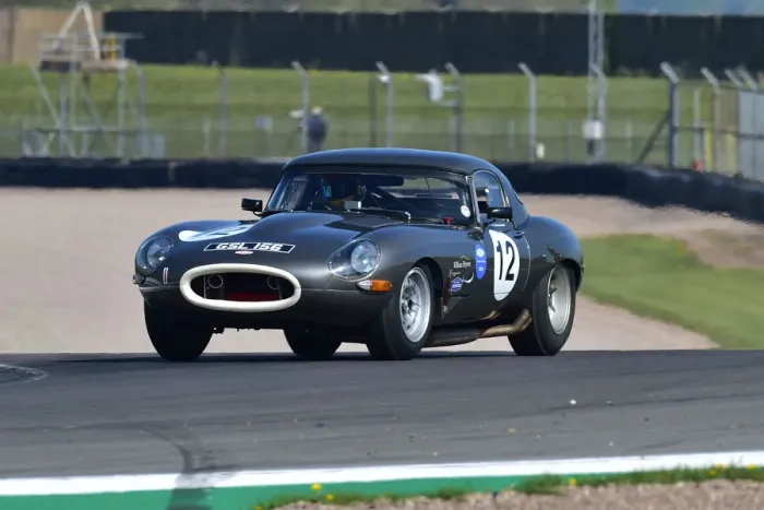 Framed Print : CM33 0874 Tony Best, Charlie Jones-Best, Jaguar E-Type semi-lightweight Framed Print : CM33 0874 Tony Best, Charlie Jones-Best, Jaguar E-Type semi-lightweight