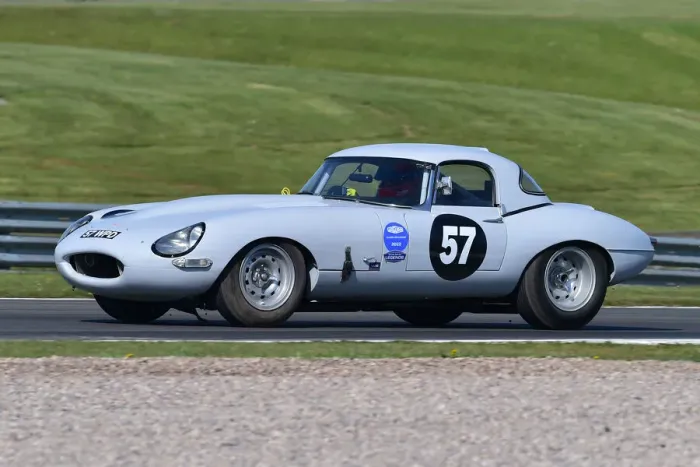 Framed Print : CM33 0968 Jonathan Mitchell, Jaguar E-Type semi-lightweight Framed Print : CM33 0968 Jonathan Mitchell, Jaguar E-Type semi-lightweight