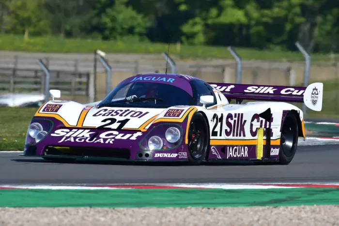 Framed Print : CM33 1167 Phil Keen, Jaguar XJR-9