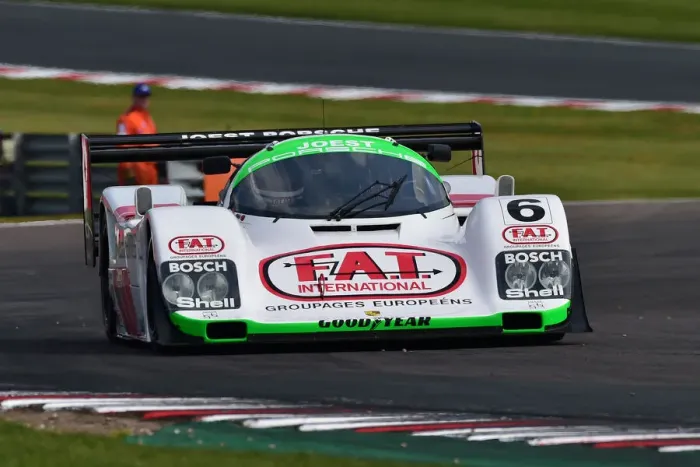 Framed Print : CM33 1526 Alex Ames, Lukas Halusa, Porsche 962C