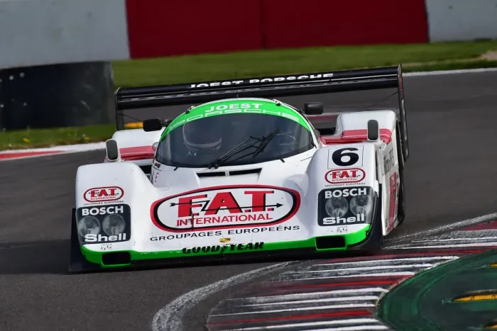 Framed Print : CM33 1578 Alex Ames, Lukas Halusa, Porsche 962C