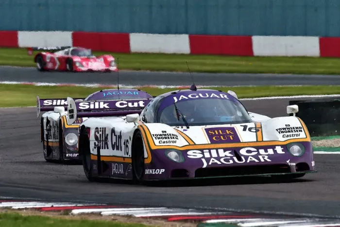 Framed Print : CM33 1635 Andrew Bentley, Jaguar XJR-8, Phil Keen, Jaguar XJR-9