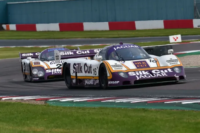 Framed Print : CM33 1641 Andrew Bentley, Jaguar XJR-8, Phil Keen, Jaguar XJR-9