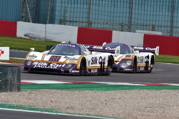 Framed Print : CM33 1643 Andrew Bentley, Jaguar XJR-8, Phil Keen, Jaguar XJR-9