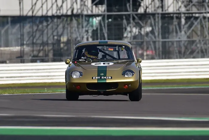 Framed Print : CM33 2486 John Davison, Lotus Elan 26R