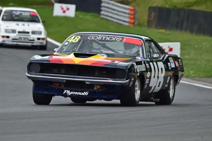 Framed Print : CM33 3449 Matthew Snowball, Plymouth Cuda Trans Am